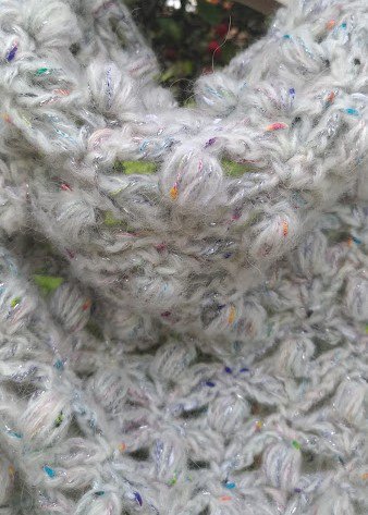 Scialle In Lana Di Alpaca. Scialle In Alpaca Grigio Scuro. Scialle - Foto 3