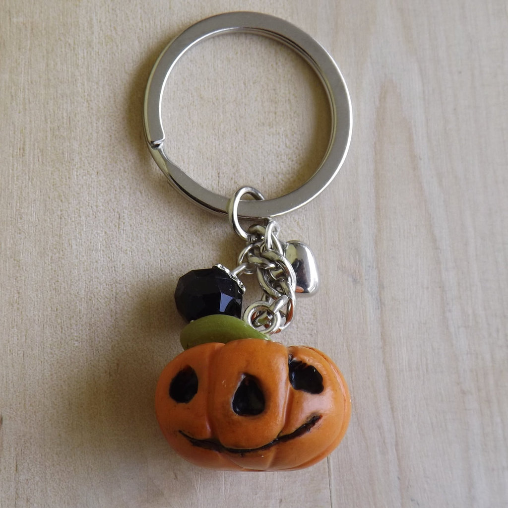 Portachiavi Halloween Carini: Set Con Zucca, Fantasma E Scheletro - Ciondoli Per Borse E Bomboniere In Lega