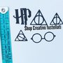 Fustellato  simboli Harry Potter fommy  cartoncino