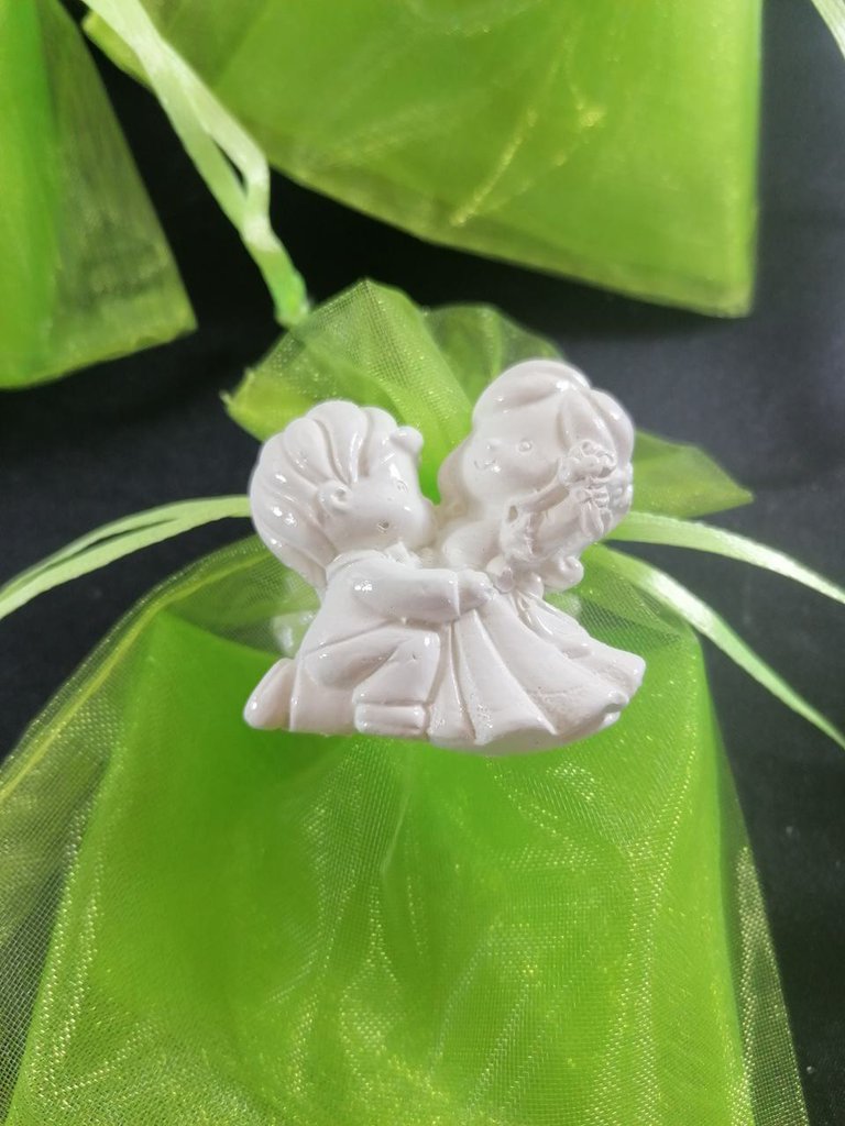 Promessa di matrimonio 50 sacchetti con gessetto completi OFFERTA... su MissHobby