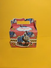 Scatolina Thomas il treno confetti segnaposto caramelle festa compleanno train bimbi 