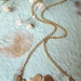 Collana ucellini sul rametto placcata oro- gioielli fatti a mano