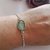 acquamarina bracciale argento