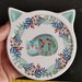 Piatto gatto in ceramica 