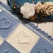 Copertina di lana con cuoricini in rilievo neonato/a