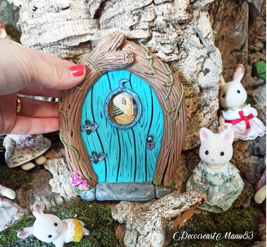 Kit Porta Delle Fate Per Alberi Tree Poetry Con Finestre Luminescenti E Lanterna – Decorazione Magica Da Giardino - 4
