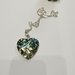 Abalone labradorite madreperla collana cuore argento