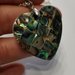 Abalone labradorite madreperla collana cuore argento