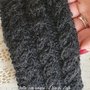 Fascia  capelli  donna / ragazza lavorata a mano in pura lana 100%