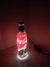 Lampada artigianale coca cola a LED