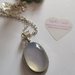 Collana ciondolo argento con opale naturale