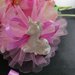 Unicorno 3d in gesso ceramico profumato su tulle