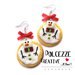 Natale in Dolcezze - Orecchini biscotti pupazzo di neve marshmallow sciolto - cookie - miniature idea regalo natale