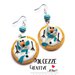 Natale in Dolcezze - Orecchini biscotti pupazzo di neve marshmallow sciolto - cookie - miniature idea regalo natale