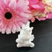 Unicorno 3d in gesso ceramico profumato per fai da te 5 cm 