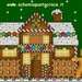Gingerbread House Natalizia - motivo per punto croce 