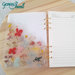 Notebook A5 con cover in resina e fiori, fatto a mano, idea regalo