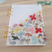 Notebook A5 con cover in resina e fiori, fatto a mano, idea regalo