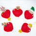 Decorazione natalizia a forma di cuore da personalizzare con nome, 18 cm x 12 cm