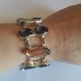 bracciale in argento vintage con ametista