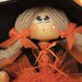 Bambola streghetta arancione