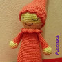 Bambola dormiente Neonato Pupazzo Handmade Amigurumi Uncinetto Crochet Knitting