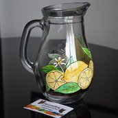 Brocca in vetro per limonata