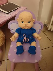 Bambola Neonato Bambino Baby Toys Pupazzo Handmade Amigurumi Uncinetto Crochet