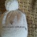 Cappello bambina in pura lana 100% con strass