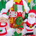 Fuoriporta ghirlanda natalizia il villaggio di Babbo Natale, 35 x 33 cm