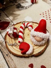 Orecchini e ciondoli natalizi