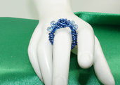 anello alluminio blu
