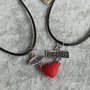 collana per coppia girocollo cordino ciondolo pendente amicizia friend forever