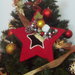 Decorazione di Natale - stella rossa