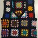 Gilet granny square uncinetto, cardigan piastrelle granny