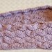 sciarpa anello scaldacollo di lana moda fatta a mano color lavanda  115 x 18 cm