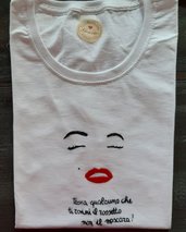 "Marilyn Monroe" e le sue frasi su t-shirt