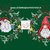 CROSS STITCH PATTERN CHRISTMAS-Schema per due Ghirlande natalizia fai-da-te a punto croce