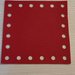 quadrati in pelle  10x10 codice 6 rosso natale 