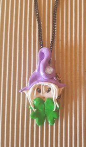 "Collana in fimo portafortuna"