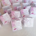 Bomboniera comunione portaconfetti gift bags angioletto biondo per bimba  rosa