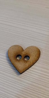 decorazione cuore n legno