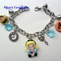 Bracciale alice e biscottini eat me in fimo