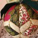 Kimekomi ball - decorazione natalizia - palla per albero di natale con bacche rosse