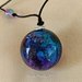 collana con sfera in petridish 