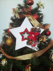 Decorazione di Natale- stella bianca