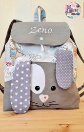Bunny Bag, Zaino Bambini Personalizzabile. 