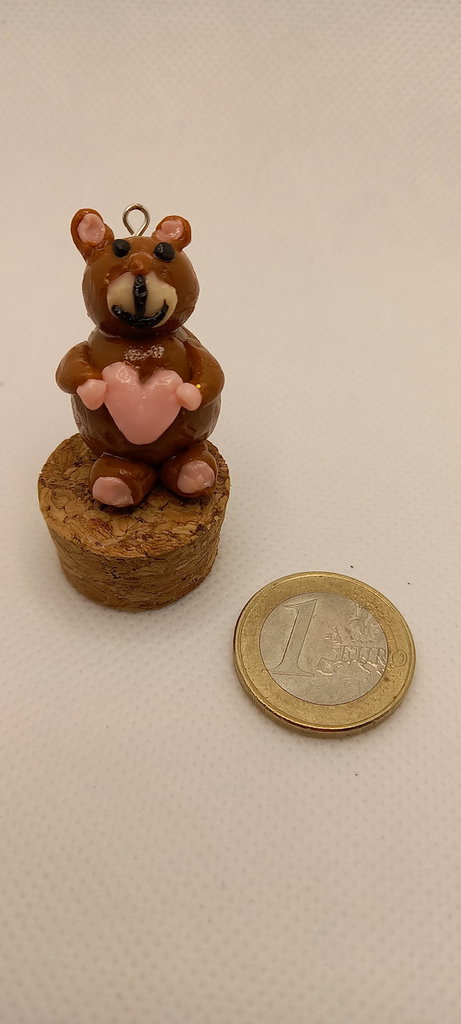 20 Ciondoli Orsetti In Resina Colorati - Per Creazione Gioielli, Portachiavi, Bracciali, Orecchini Fai Da Te - Foto 9