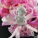 Bimba neonata 3d in gesso ceramico prifumato su rete
