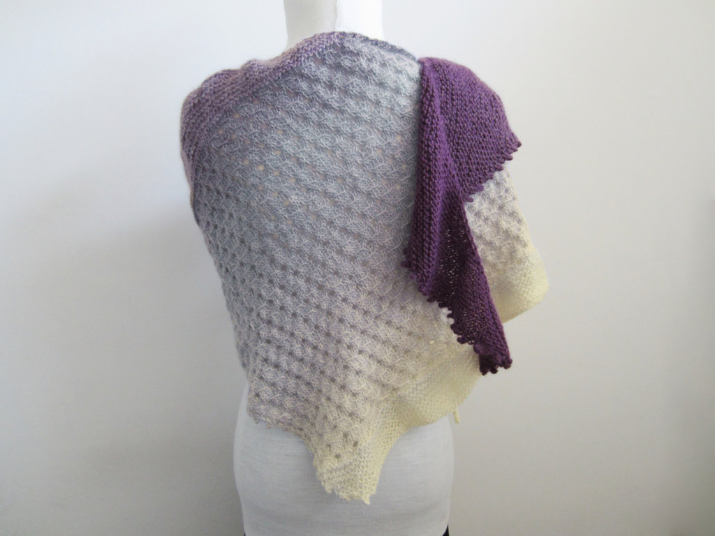 Dorjuli Sciarpa Triangolare Da Donna, Calda E Spessa, Con Poncho - Foto 2